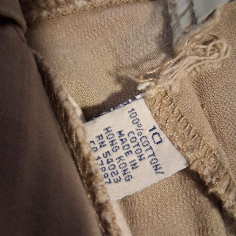2 Pair Old Navy Womens Cargo Pants in Khaki and Beige, Lot Of 2! - Picture 3 of 7